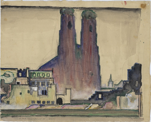 'Frauenkirche, Munich' (1911) by Le Corbusier. (Courtesy MoMA)