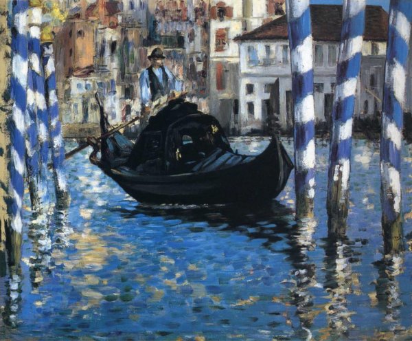 The grand canal of Venice Blue Venice   Edouard Manet Painter of the Week: Manet. Today: The grand canal of Venice, 1875